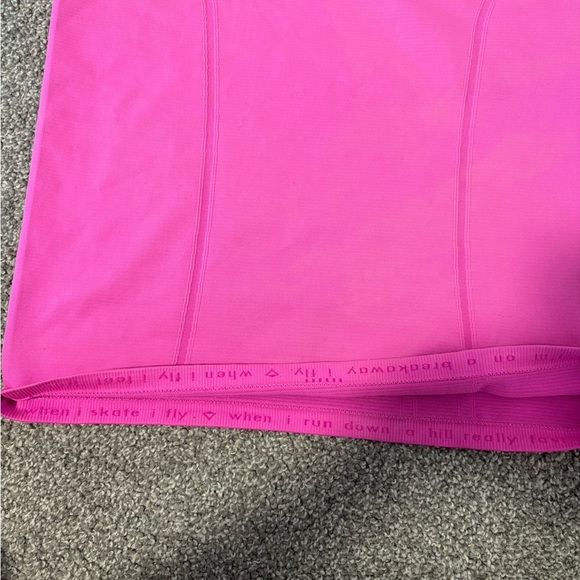 Ivivva Lululemon Pink Athletic Fly Tech Short Sleeve T-Shirt Girls Size Large 14 - Picture 9 of 10